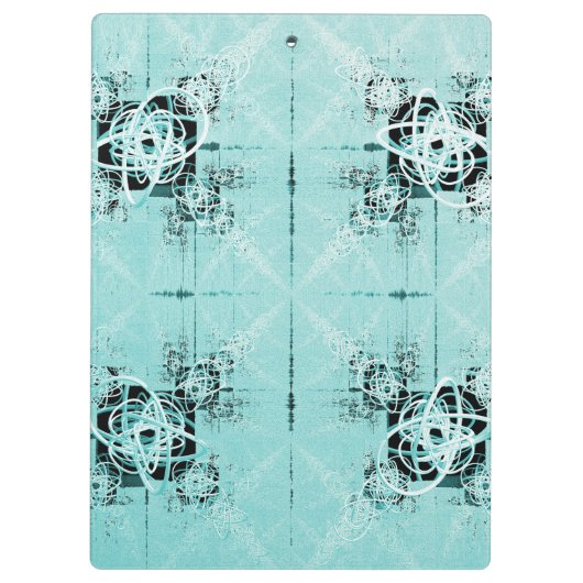 Abstract, spiraalvormig klembord (Achterkant)