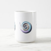 Abstract Spiral Brushstroke Vector - Meditative Pa Koffiemok (Center)