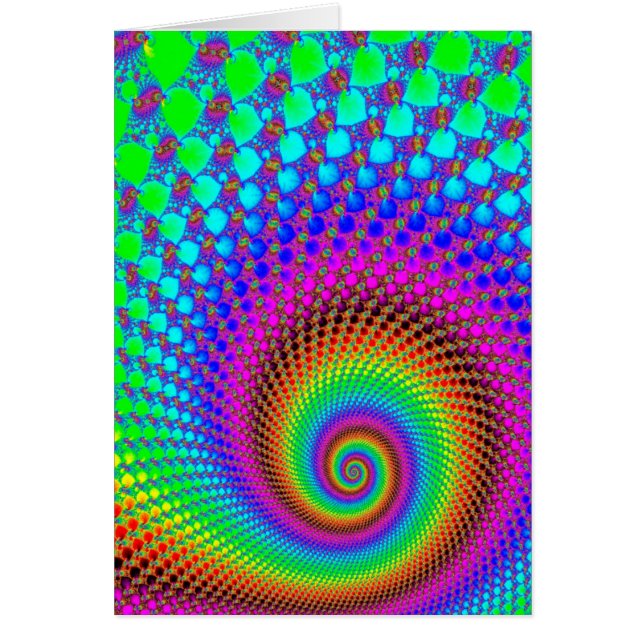 Abstract Spiral Fractal (Voorkant)
