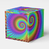 Abstract Spiral Fractal Bedankdoosjes (Voorkant Zijde)