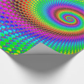 Abstract Spiral Fractal Cadeaupapier (Hoek)