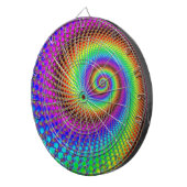 Abstract Spiral Fractal Dartbord (Voorkant Rechts)