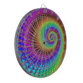 Abstract Spiral Fractal Dartbord (Voorkant Links)