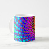Abstract Spiral Fractal Koffiemok (Voorkant links)