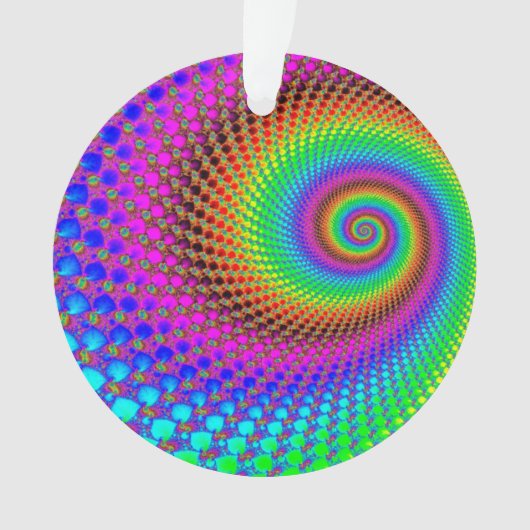 Abstract Spiral Fractal Ornament (voorkant)