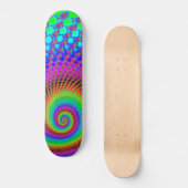 Abstract Spiral Fractal Persoonlijk Skateboard (Voorkant)