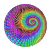 Abstract Spiral Fractal Snijplank (Voorkant)