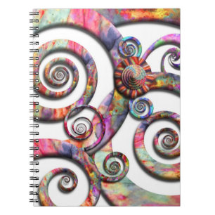 Abstract - Spiralen - Wonderland Notitieboek