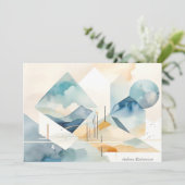 Abstract Spirit Flat Kaart (Staand voorkant)