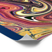 Abstract Splash-ontwerp Poster (Hoek)