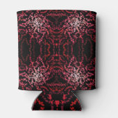 Abstract Splatter Dots Of Pinks And Reds Pattern Blikjeskoeler (Achterkant)