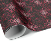 Abstract Splatter Dots Of Pinks And Reds Pattern  Cadeaupapier (Rol Hoek)