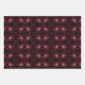 Abstract Splatter Dots Of Pinks And Reds Pattern Inpakpapier Vel (Voorkant 2)