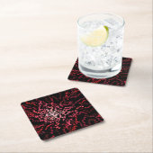 Abstract Splatter Dots Of Pinks And Reds Pattern  Kartonnen Onderzetters (Insitu)