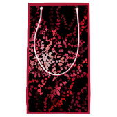 Abstract Splatter Dots Of Pinks And Reds Pattern Klein Cadeauzakje (Voorkant)