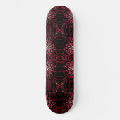 Abstract Splatter Dots Of Pinks And Reds Pattern Persoonlijk Skateboard (Voorkant)