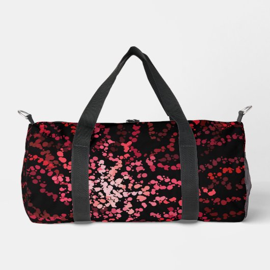 Abstract Splatter Dots Of Pinks And Reds Pattern Plunjezak (Voorkant)