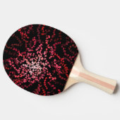 Abstract Splatter Dots Of Pinks And Reds Pattern Tafeltennisbatje (Zijkant)