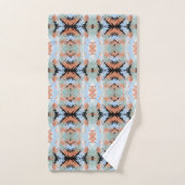 Abstract Split Ends-patroon en zachte pastelkleure Bad Handdoek (Handdoek)