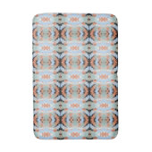 Abstract Split Ends Pattern And Soft Pastels Badmat (Voorkant Verticaal)