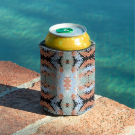 Abstract Split Ends Pattern And Soft Pastels Blikjeskoeler