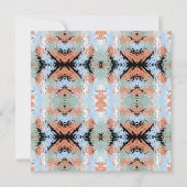 Abstract Split Ends Pattern And Soft Pastels Kaart (Voorkant)