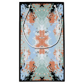 Abstract Split Ends Pattern And Soft Pastels Klein Cadeauzakje (Achterkant)