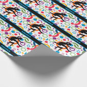 Abstract spoor en veld cadeaupapier (Hoek)