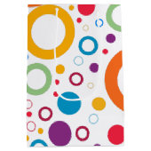 Abstract spoor en veld medium cadeauzakje (Achterkant)