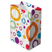 Abstract spoor en veld medium cadeauzakje (Achterkant Gekanteld)