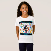 Abstract spoor en veld t-shirt (Voorkant volledig)