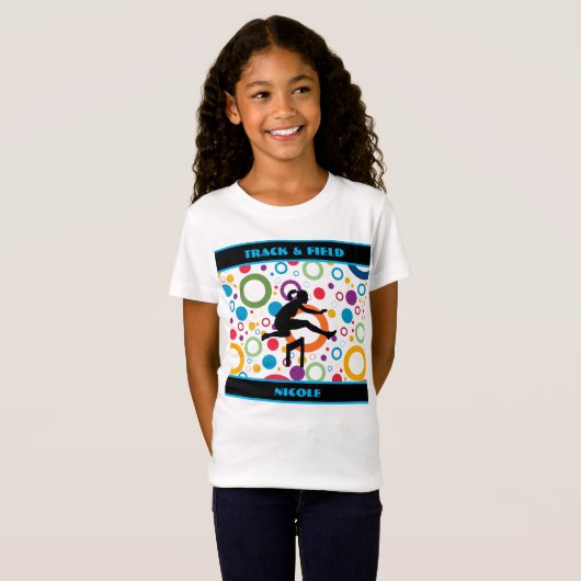 Abstract spoor en veld t-shirt (Voorkant volledig)
