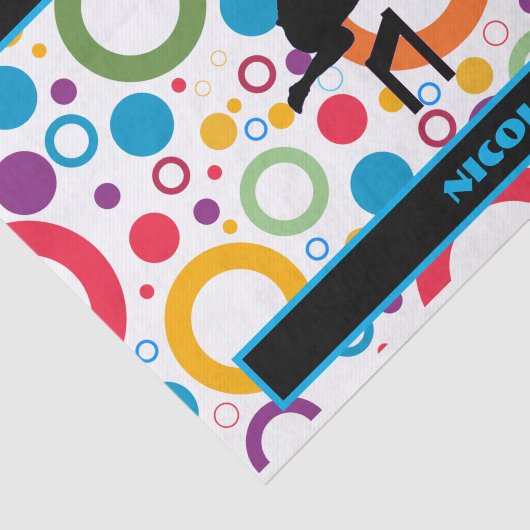 Abstract spoor en veld tissuepapier (Detail)