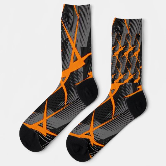 abstract sports socks sokken (Links)