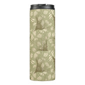 Abstract spotty plants seamless pattern. pattern,l thermosbeker (Achterkant)