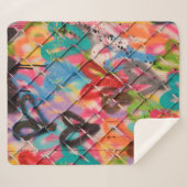 Abstract Spray Paint Texture Backgroundart,street, Sherpa Deken (Voorkant (horizontaal))
