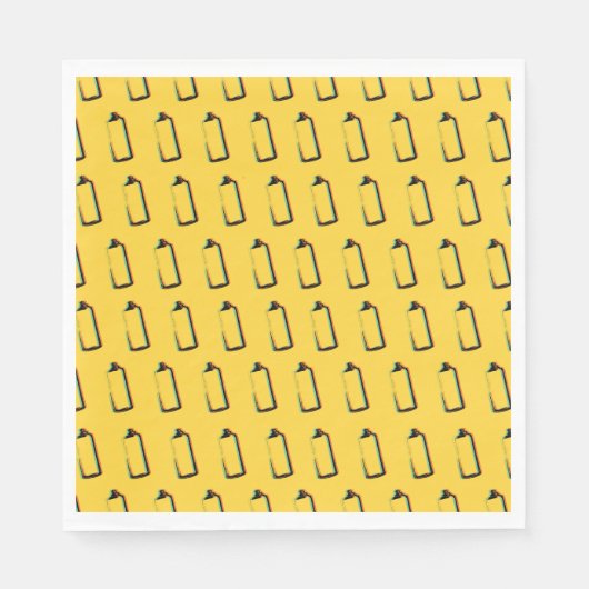 Abstract spuitverfpatroon servet (Voorkant)