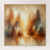 Abstract Stadslandschap Puzzel (Verticaal)