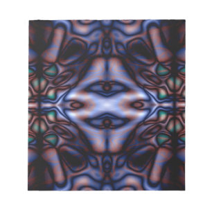 Abstract stampatroon notitieblok