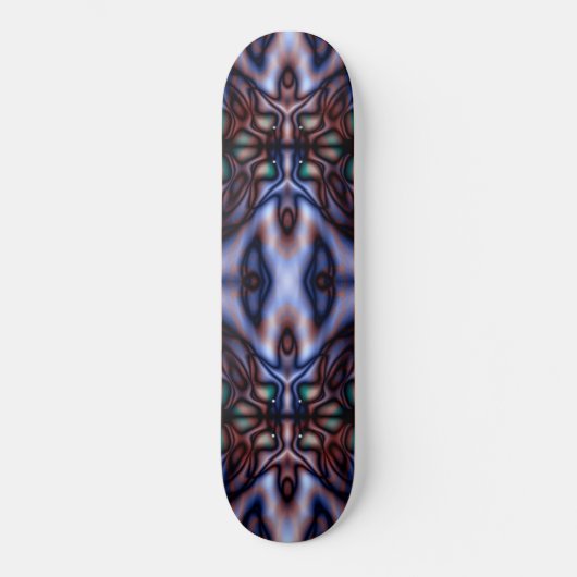Abstract stampatroon persoonlijk skateboard (Voorkant)
