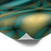 Abstract stampatroon poster (Hoek)