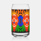 Abstract Stamppatroon Blikvorm Glas (Rechts)