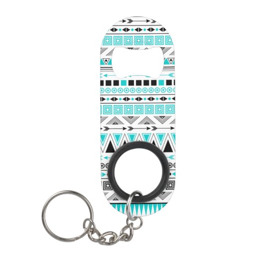 Abstract standaard patroon mini flessenopener (Voorkant)