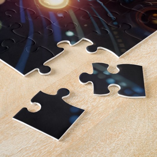 Abstract Stars and Moon Legpuzzel (Zijkant)