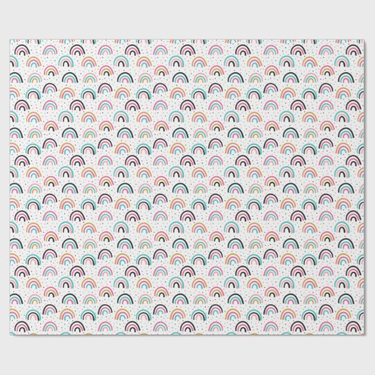 Abstract stationspatroon bevestigen cadeaupapier (Vlak)