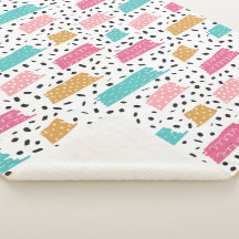 Abstract stationspatroon bevestigen