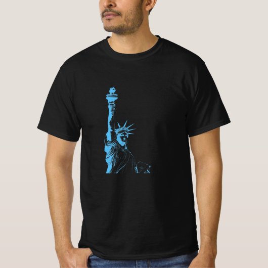 Abstract Statue of Liberty T-shirt (Voorkant)