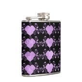 Abstract Steampunk Heart Heupfles (Rechts)