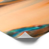 Abstract Steampunk Hot Rod Poster (Hoek)