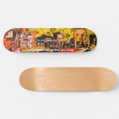 Abstract stedelijk persoonlijk skateboard (Horizontaal)